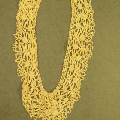 Front of collar.: Origsize: 7" (w) x 12" (l); Origformat: Artifact