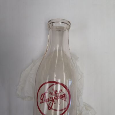 Other side of bottle.: Origsize: 10" (h) x 3.5" (dia); Origformat: Artifact