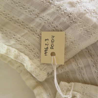 Number of dress: Origsize: 17"(w) x 21"(w); Origformat: Artifact