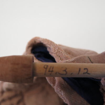Number detail on needlework holder: Origsize: 9.75" (w) x 15" (l); Origformat: Artifact