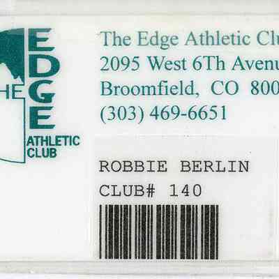 Athletic Club card