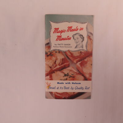 Front of cookbook.: Origsize: 6.25" (h) x 3.5" (w); Origformat: Artifact