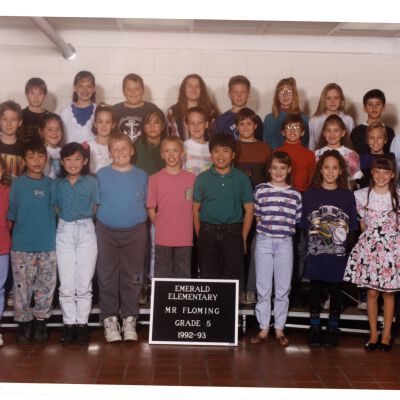 1992-1993 Floming Class Photo