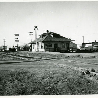 Broomfield Train Depot at its Original Site, Seen from the East