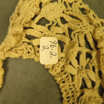 Close up of number on collar.: Origsize: 7" (w) x 12" (l); Origformat: Artifact