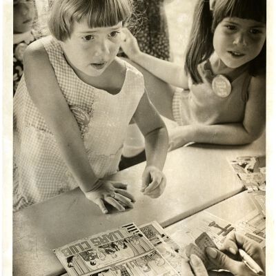 Little girl buying tickets - 1973 Broomfield Days? "Intense"