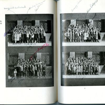 Inside of Ella Mitze's 1926 yearbook, pages 82-83.: Origsize: 7.5" x 11"; Origformat: Book; Resolution: 300dpi