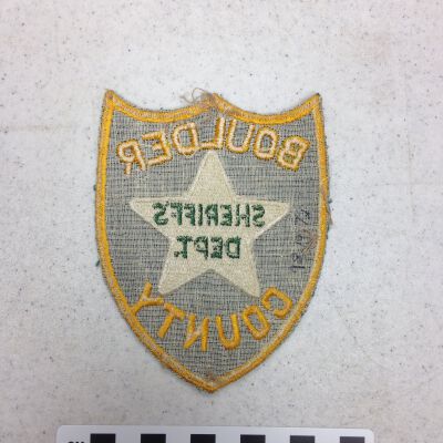 Back of patch.: Origformat: Artifact