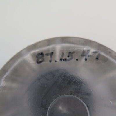 Number on bottom of jar.: Origsize: 4.5" (h) x 3.25" (di; Origformat: Artifact