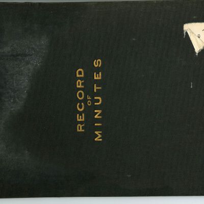 Broomfield Reservoir and Ditch Company meeting minute book