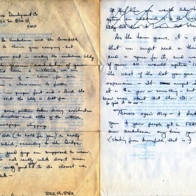 Letter to Max Dorne