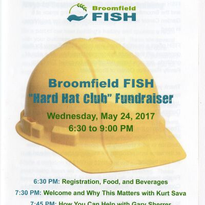 Broomfield FISH "Hard Hat Club" Fundraiser Program