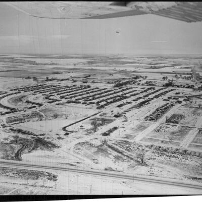 Aerial Photo of Broomfield in the Snow