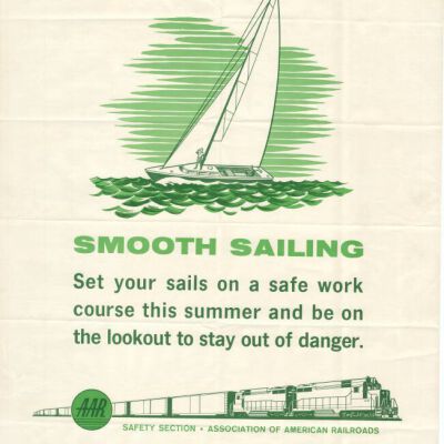 Safety oster for railroad employees, 1969: Origsize: 17" x 22"; Origformat: Paper; Resolution: 300dpi