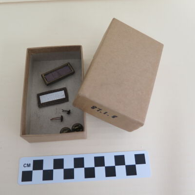 Box with ribbon bars: Origformat: Artifact