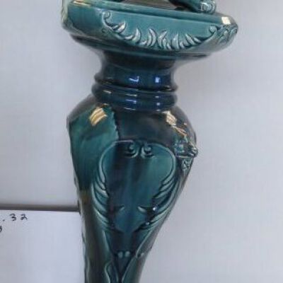 Jardiniere from side: Origsize: 32" (h) x 10.25" (w); Origformat: Artifact
