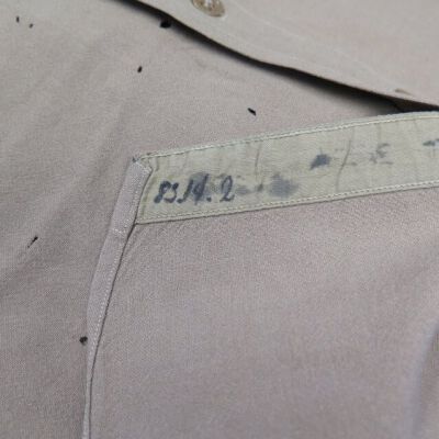 Number inside shirt.: Origsize: 17" (w) x 32" (l); Origformat: Artifact