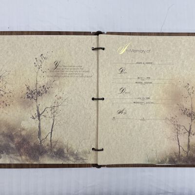 Funeral Guest Book for Joseph J. Huddart in July 18,1988