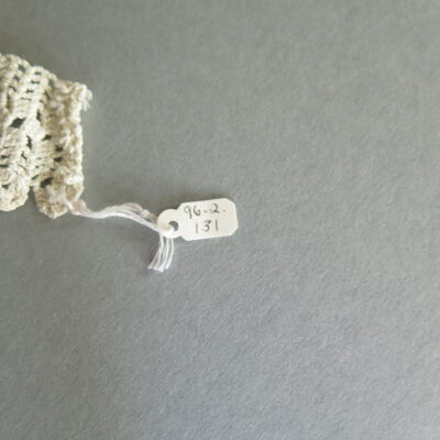 Number of crochet piece: Origsize: 20" (l); Origformat: Artifact
