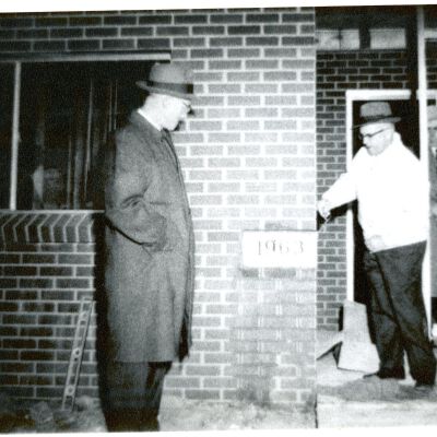 Laying the Cornerstone of the New Library - 1963