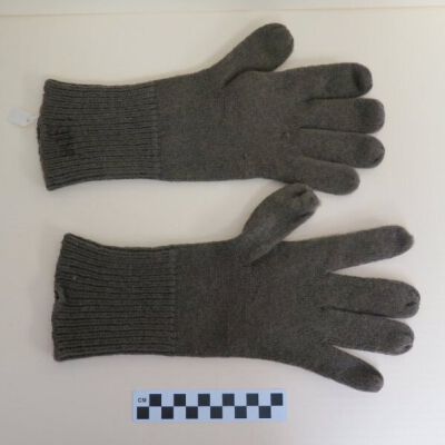 Back of glove liners: Origsize: 3.5" (w) x 12" (l); Origformat: Artifact