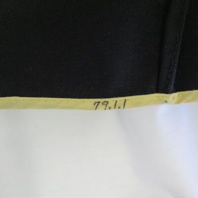 Number on vest.: Origsize: 19" (h) x 14" (w); Origformat: Artifact