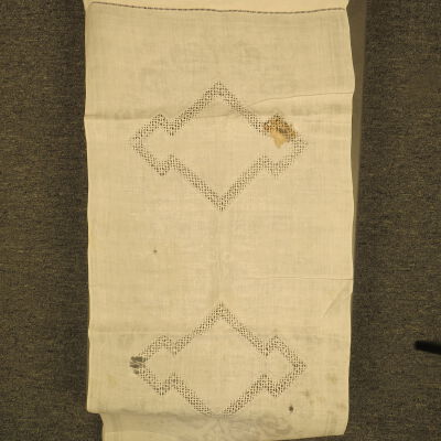 Long Narrow Openwork Furniture Scarf