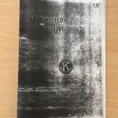 Copy of January 196o Phone Directory