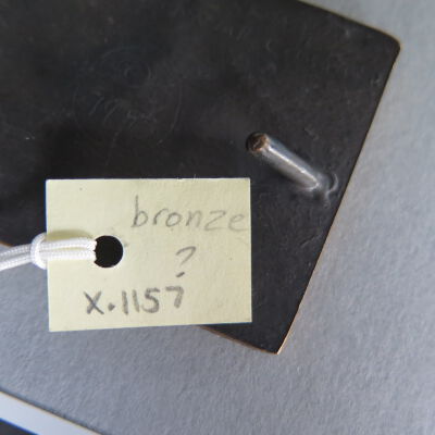 Number of belt buckle.: Origsize: 2.25" (h) x 3" (w); Origformat: Artifact