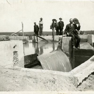 Church Ditch, circa 1920: Origsize: 3.75" x 4.75"; Origformat: Print-Photographic; Resolution: 1050dpi
