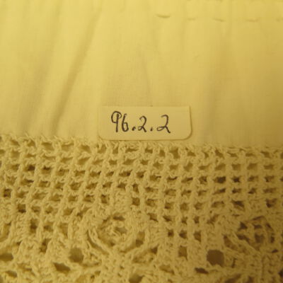 Close up of number on crochet.: Origsize: 7.5" (w) x 39" (diam; Origformat: Artifact