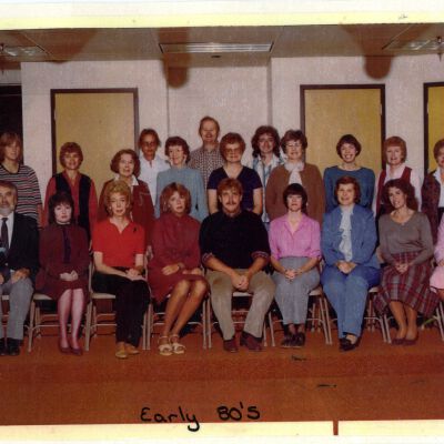 1980s Emerald Elementary Staff Photo