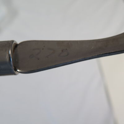 Back of fork.: Origsize: 1" (w) x 13" (l); Origformat: Artifact