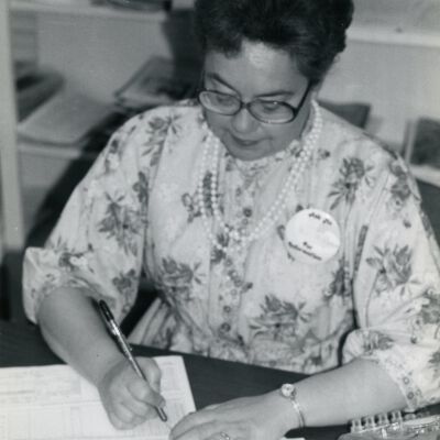 Librarian Mary Jane Bailey