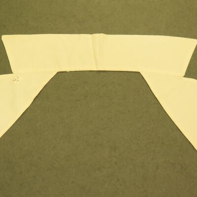 Back of collar.: Origsize: 12" (w) x 20" (l); Origformat: Artifact