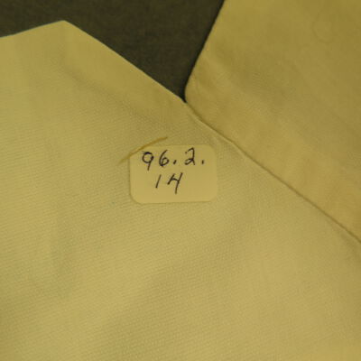 Close up of number on collar.: Origsize: 12" (w) x 20" (l); Origformat: Artifact