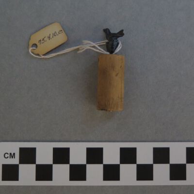 Wood Stopper With Blue Bird From Depot Attic
