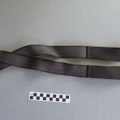 Suspenders: Origsize: 5" (w) x 38" (l); Origformat: Artifact