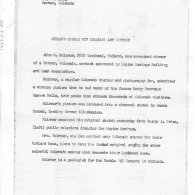 George A. Price, John W. Skinner, and His Wife -Back