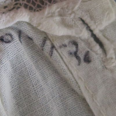 Number of dress: Origsize: 8" (w) x 17" (l); Origformat: Artifact