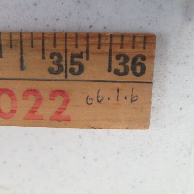 Number on yardstick: Origsize: 36" (l); Origformat: Artifact