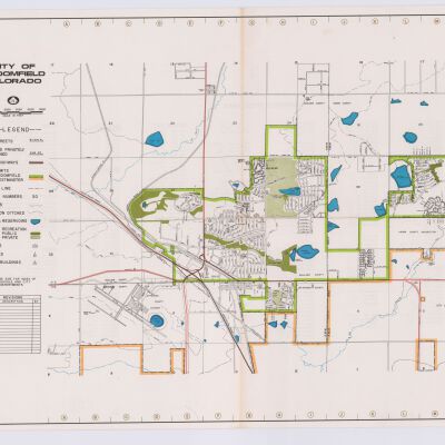 City of Broomfield, Colorado, Map