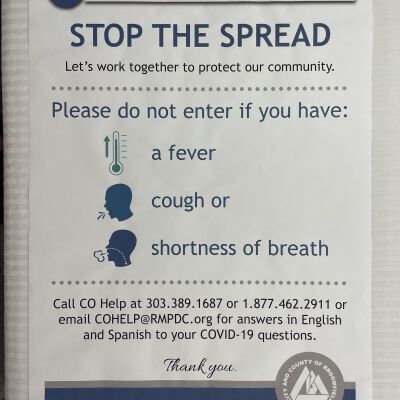 Stop the Spread Sign