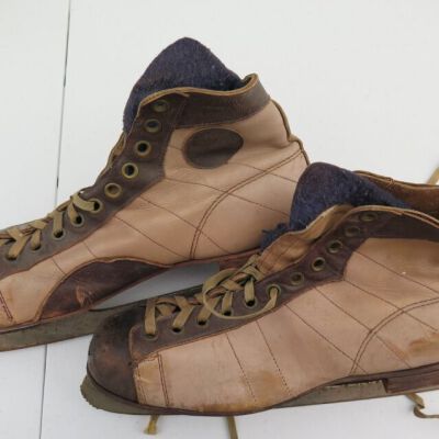 Ice skates in off-site storage