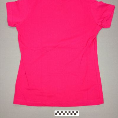 Back of shirt.: Origsize: 24" (w) x 25" (l); Origformat: Artifact