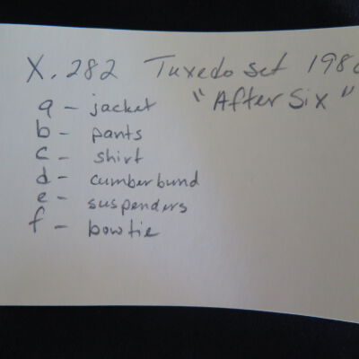 Numbers of items: Origsize: 5" (w) x 38" (l); Origformat: Artifact