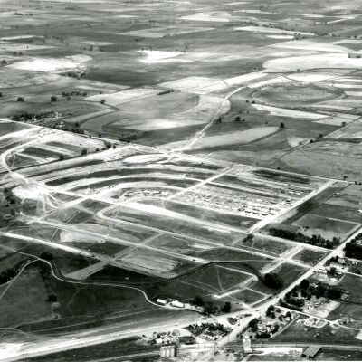 Aerial Photo of Houses Under Construction