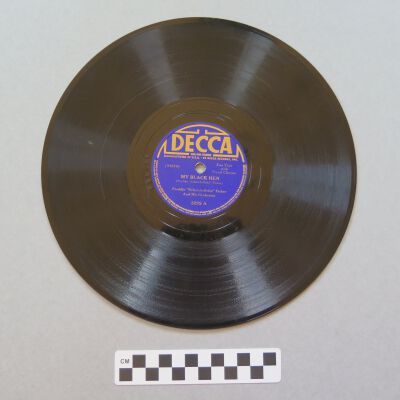 A side of record.: Origsize: 9.75" (diam); Origformat: Artifact
