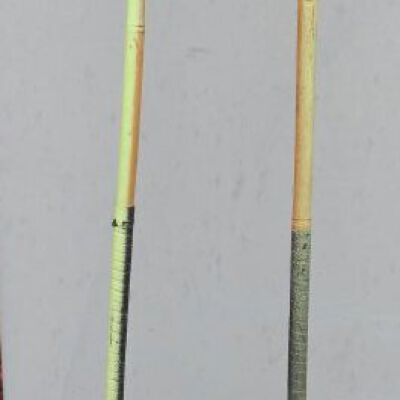 Ski poles in off-site storage