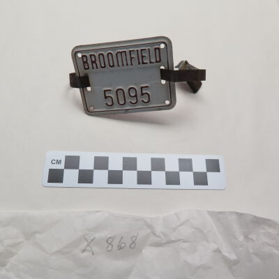 Plate, License